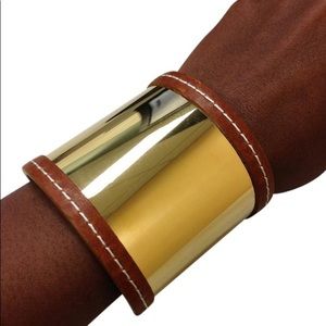 Michael Kors Leather Cuff